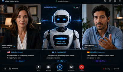Live Video Translation for Client Meetings